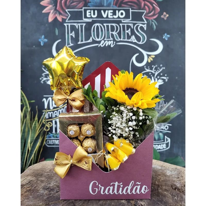 Carta Sintonia com Girassol