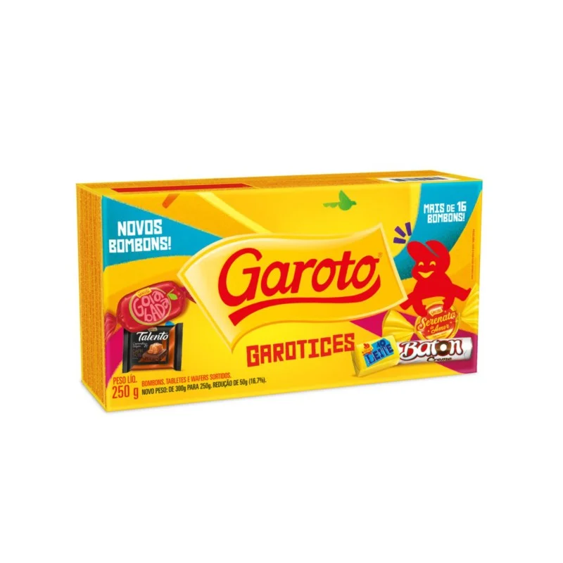 Caixa de Bombons Garoto Sortidos 250g