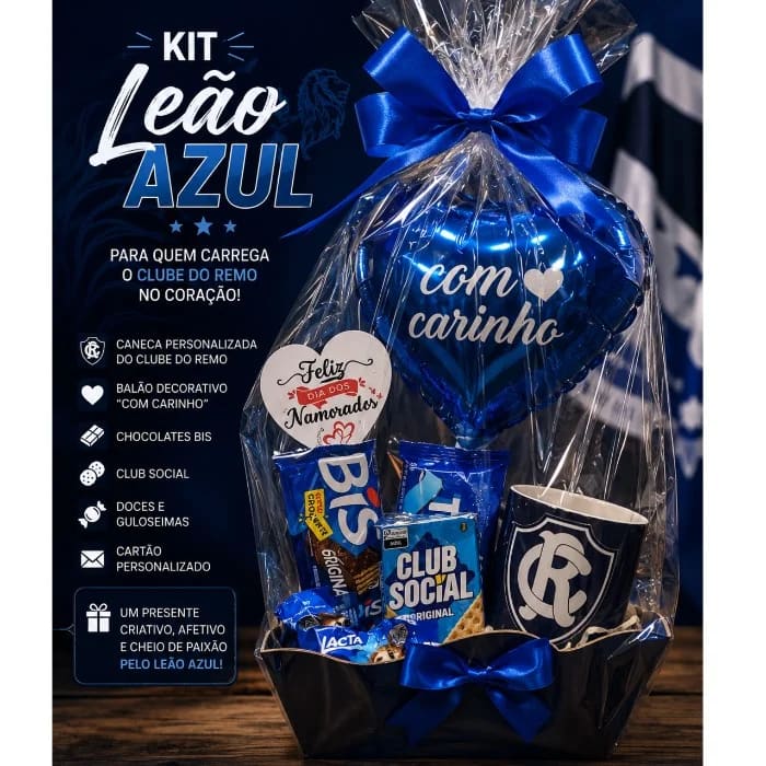 Kit Leão Azul