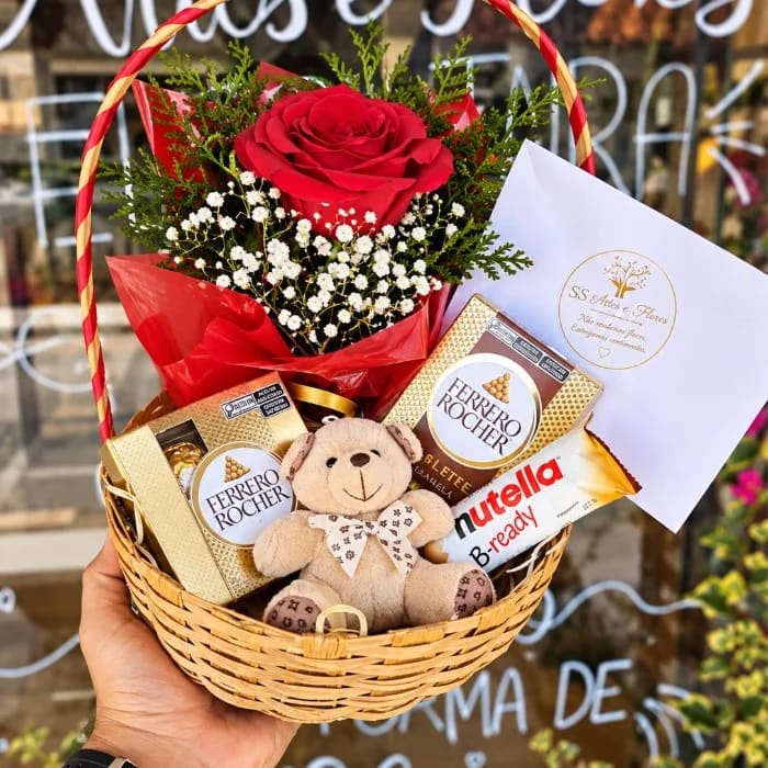 ❤️ Cesta Amor em Detalhes